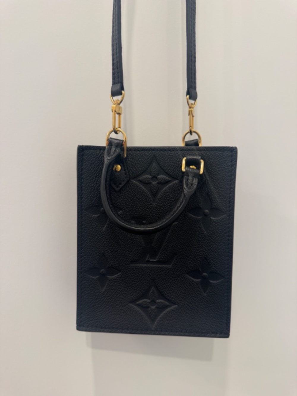 Louis Vuitton Black Empreinte Petit Sac Plat - Picture 9 of 9